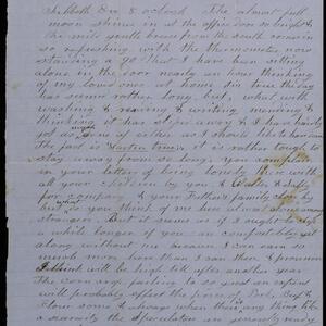 a page of handwritten text