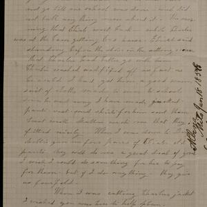 a page of handwritten text