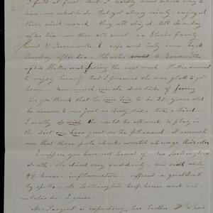 a page of handwritten text