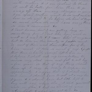 a page of handwritten text