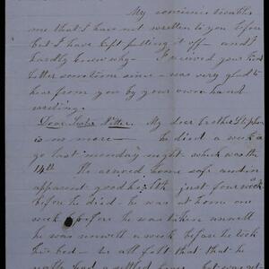 a page of handwritten text