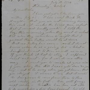 a page of handwritten text