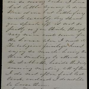 a page of handwritten text