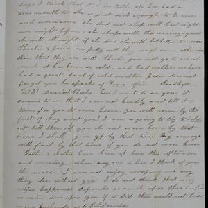 a page of handwritten text