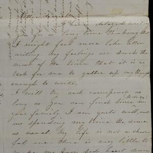 a page of handwritten text