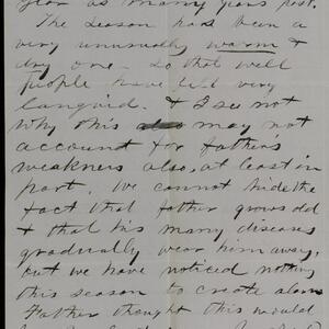 a page of handwritten text