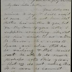 a page of handwritten text