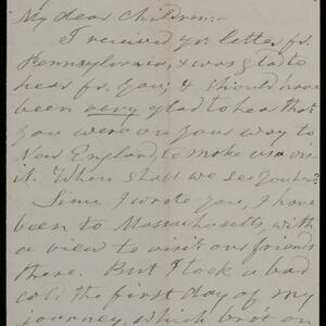 a page of handwritten text