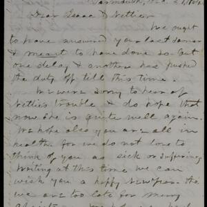 a page of handwritten text