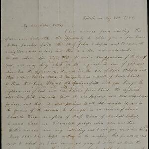 a page of handwritten text