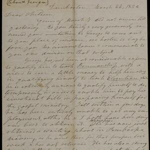 a page of handwritten text