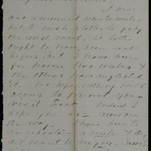 a page of handwritten text