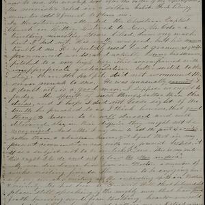 a page of handwritten text