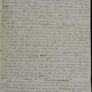 a page of handwritten text