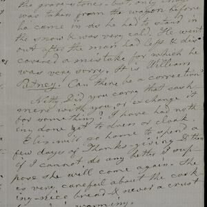 a page of handwritten text