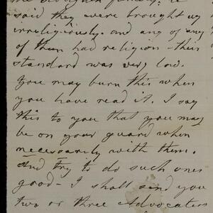 a page of handwritten text