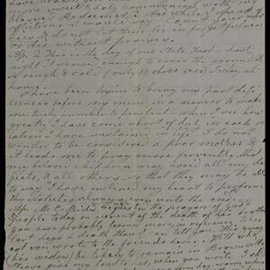 a page of handwritten text
