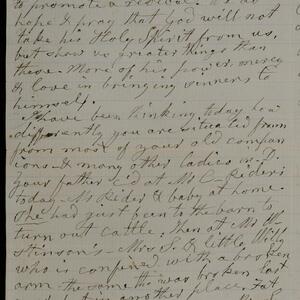 a page of handwritten text