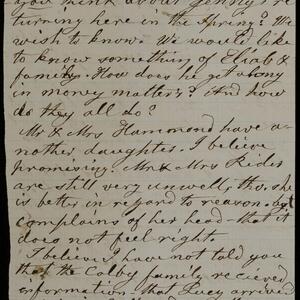 a page of handwritten text