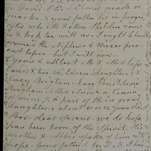 a page of handwritten text