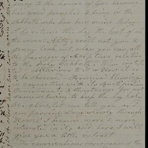 a page of handwritten text