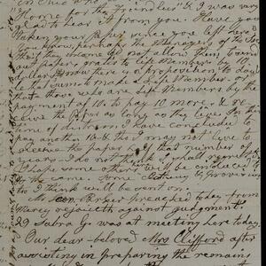 a page of handwritten text