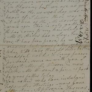 a page of handwritten text