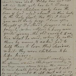 a page of handwritten text