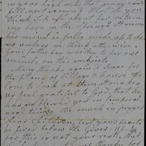 a page of handwritten text