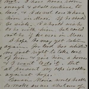 a page of handwritten text
