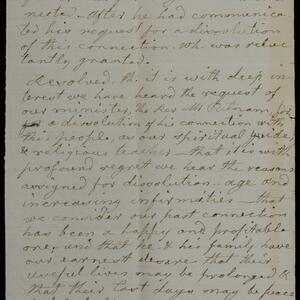 a page of handwritten text