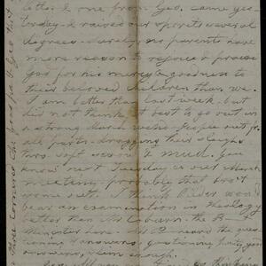 a page of handwritten text