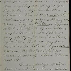 a page of handwritten text
