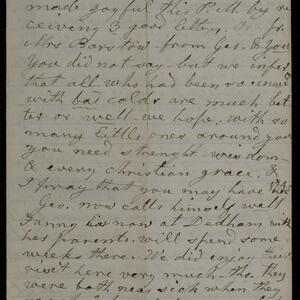a page of handwritten text