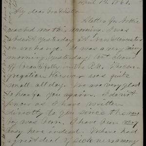 a page of handwritten text