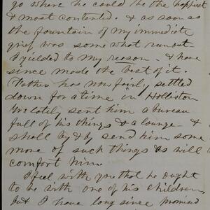 a page of handwritten text