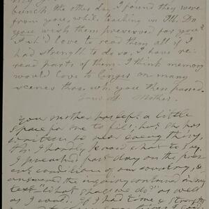 a page of handwritten text
