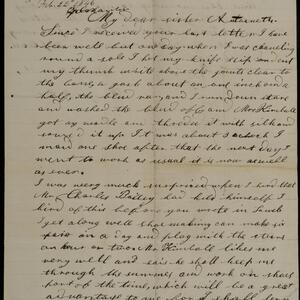 a page of handwritten text