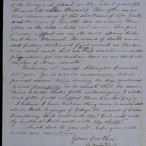 a page of handwritten text
