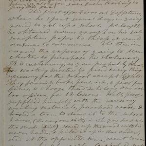 a page of handwritten text