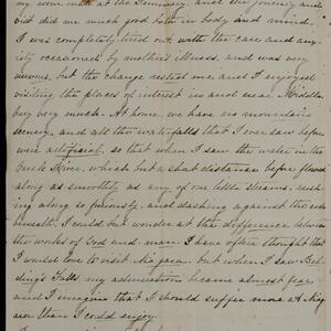 a page of handwritten text