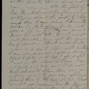 a page of handwritten text