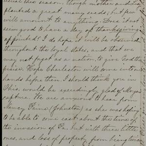 a page of handwritten text