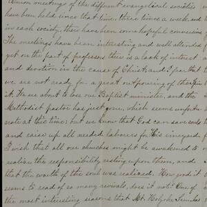 a page of handwritten text
