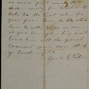 a page of handwritten text