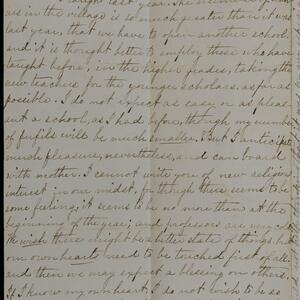 a page of handwritten text