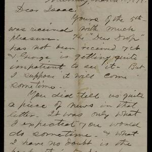 a page of handwritten text
