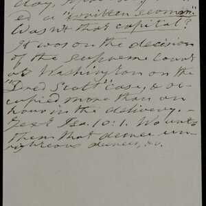 a page of handwritten text