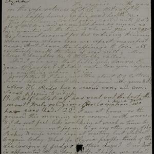 a page of handwritten text