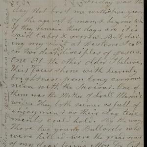 a page of handwritten text